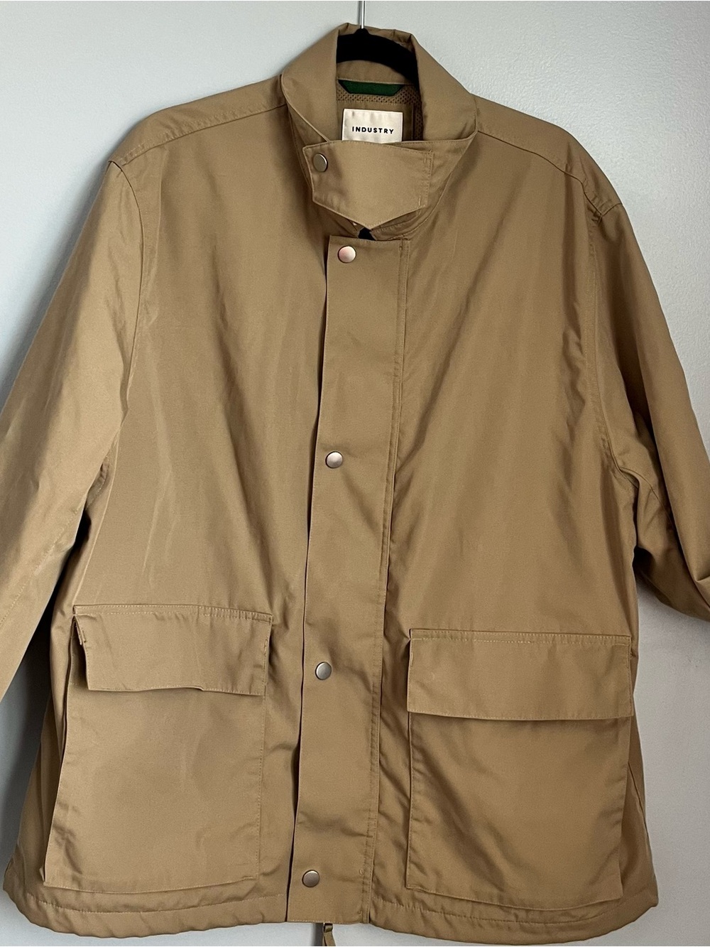 Men's Tan Lightweight Jacket Industry SZ XL